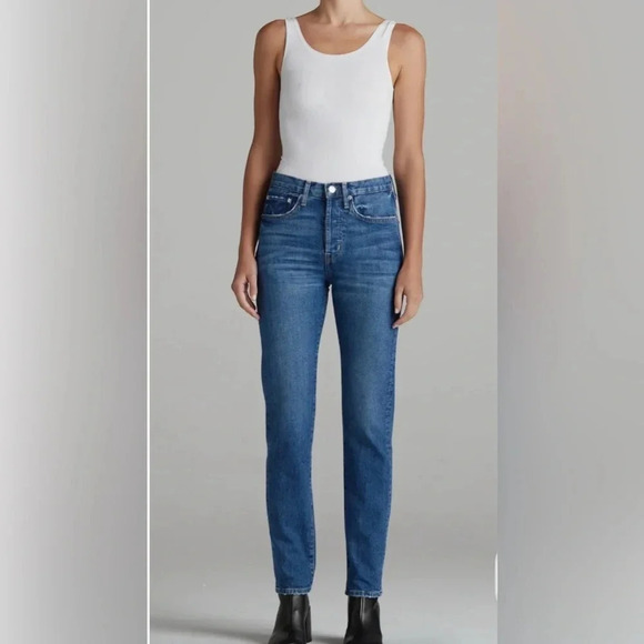 Edwin Hana Vintage Straight Leg High-Rise Blue Horizon Size 31 Jeans - Picture 1 of 16